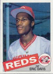 1985 Topps Baseball Cards      627     Eric Davis RC
